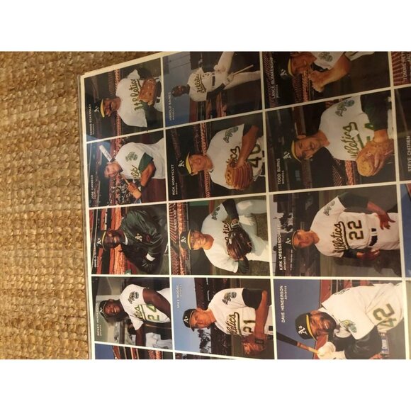 Framed 1991 Oakland A’s Baseball Card Set – Mother’s Cookies (28 Players) - Picture 3 of 8